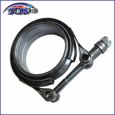 $22 • Buy 2.5'' Inch Stainless Steel V-Band Flange & Clamp Kit For Turbo Exhaust Downpipes