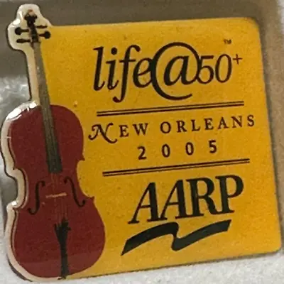 LOUISIANA New Orleans Life @ 50+ AARP 2005 Vintage Tack Pin T-6122 • $9.99