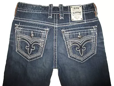 Rock Revival Bruno Boot Jeans Men's Tag Size 33 X 33.5 • $73.99
