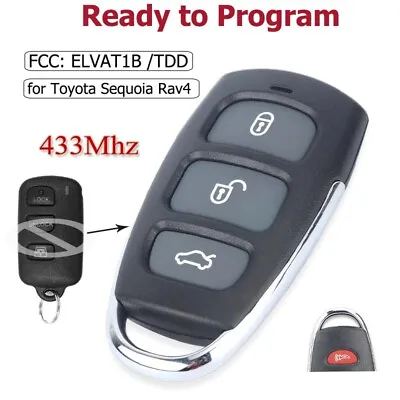 For Toyota Tacoma Tundra Sequoia 4Runner Remote Key Fob FCC ID: ELVATDD/ ELVAT1B • $18.50