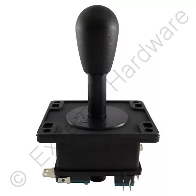 £9.99 • Buy Happ Style American Bat Top Arcade Joystick 4/8 Way (Black) JAMMA MAME Pi