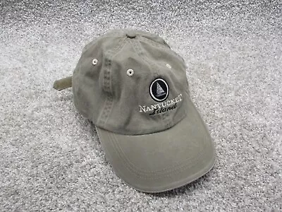 AHead Nantucket Island Hat Adult Adjustable Gray Sail Boat Classic Cut EUC • $21.84