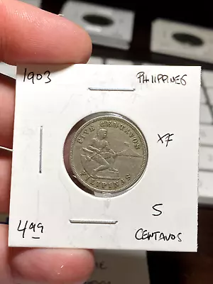 1903 Philippines 5 Centavos • $4.99