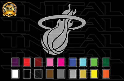 Miami Heat Decal Sticker Basketball Team Logo NBA Vinyl Car Window Wall • $3.90