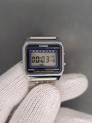 Vintage Digital Watch CASIO  203 A-680  RETRO NEW BATTERY ISSUE RETRO 80s LCD • $25