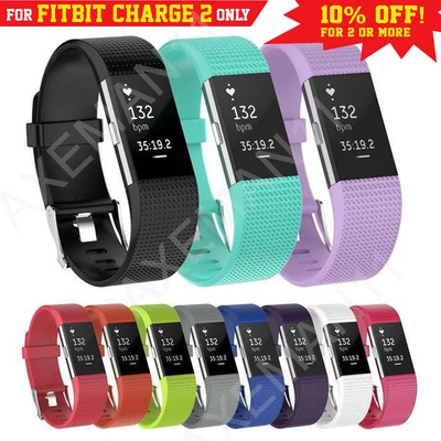 $7.95 • Buy Fitbit Charge 2 Bands Replacement Silicone Sports Watch Strap Smart Wristband
