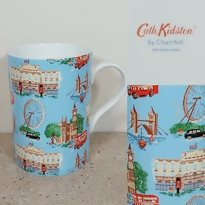 Cath Kidston Blue London Landmarks Mug By Churchill • £10.50