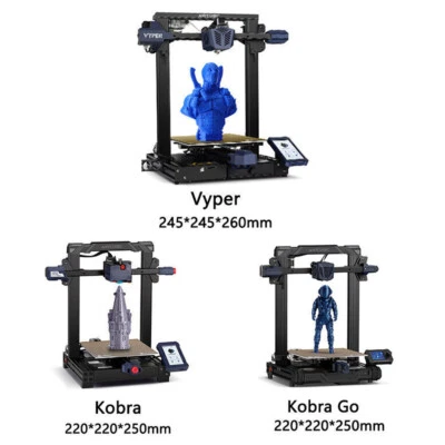 $345 • Buy ANYCUBIC Vyper / Kobra / Kobra Go Smart Auto-levelling DIY Kit 3D Printers Lot