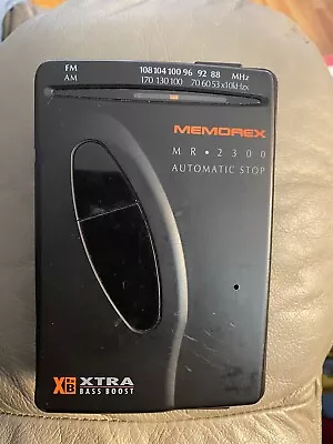 Very Rare Vintage Memorex MR 2300 Cassette Player Walkman Fm/Am Radio Xtra Boost • $149.95