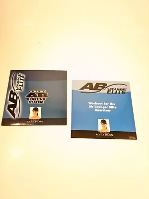 AB LOUNGE ELITE Exercise Chair Instructional Workout & Ab Blaster DVD • $29.99