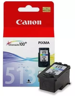 Canon 513 Colour Original Printer Ink Cartridge CL-513 • £33.98