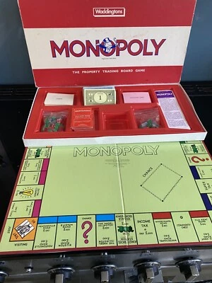 Vintage  Monopoly Board Game Original Classic Red Box Complete • £14.99