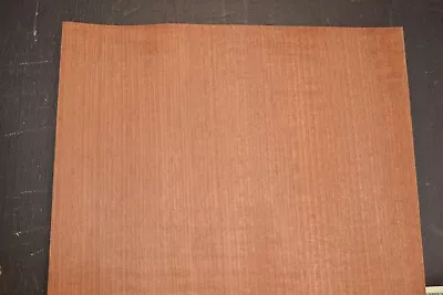 Makore Wood Veneer Sheet 11.5 X 30 Inches 1/42nd Thick                  C6776-10 • $8.99