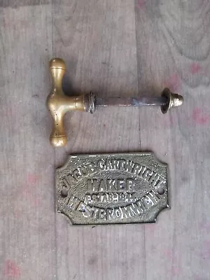 £20 • Buy Vintage Brass Safe Plaque