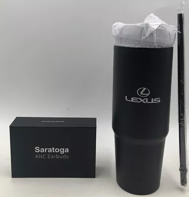 Lexus Team Member Appreciation Gifts-Lexus Travel Mug And Wireless Ear Buds • $45