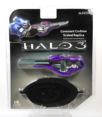 Halo 3 Covenant Carbine Scale Metallic Diecast Model By Master Replicas • £59.99