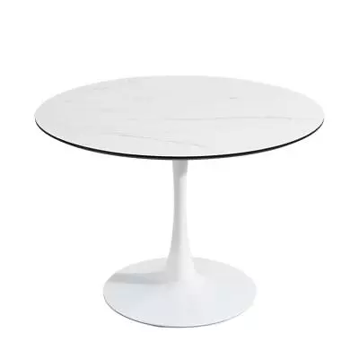 32in Round Dining Table With Scratch-resistant Anti-collision Waterproof Desktop • $118.49