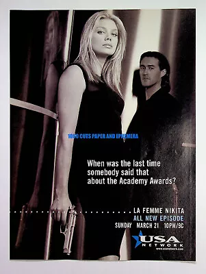 La Femme Nikita USA Network TV 1999 Trade Print Magazine Ad Poster ADVERT • $9.99