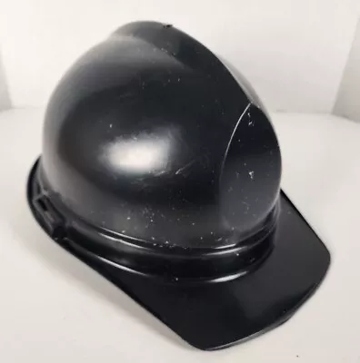 Vintage ERB 906 Safety Inc. Black Hard Hat Safety Hat W/Suspension 1983 • $29.95