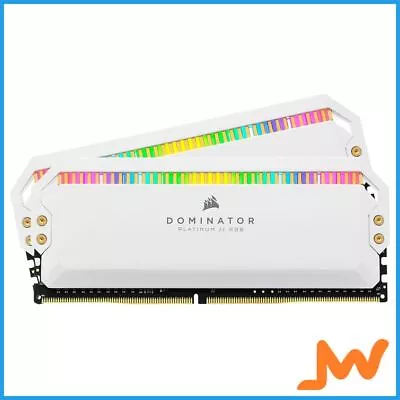 Corsair Dominator Platinum RGB 16GB(2x8GB) DDR4-3200 15-15-15-36 Memory - White • $164