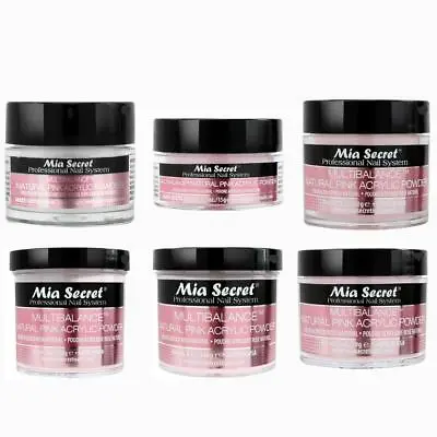 Mia Secret Multibalance Natural Pink Acrylic Powder 1/2oz 1oz 2oz 4oz 8oz ~Pick • $9.99