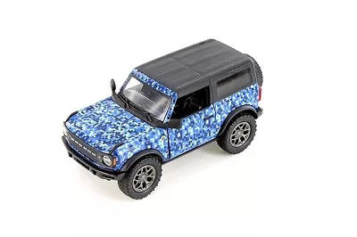5445AB 2022 BY KINSMART Ford Bronco Hard Top 1:34 Scale Diecast  B/CAMO (NO BOX) • $10.50