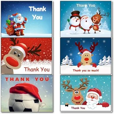 £4.99 • Buy Christmas Thank You Thankyou Cards Postcards Notes Pads Pack Of 20 Childrens