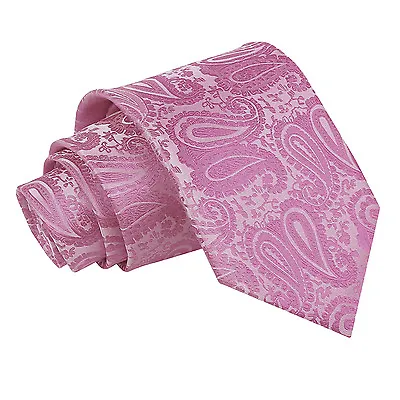 Mens Tie Woven Floral Paisley Casual Formal Wedding Classic Necktie By DQT • £14.49