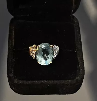 Laura Ramsey Aquamarine 18K Ring  • $850