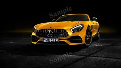 Mercedes AMG GT S Roadster 2018 High Res Wall Decor Print Photo Poster • $24.98