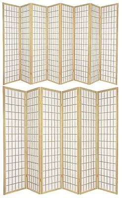 Biombos Room Divider Folding Privacy Screen Natural Color 6ft Tall • $190