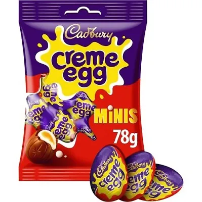 5 X Bags Of Cadbury Chocolate Mini Creme Easter Eggs. BB July 2024. • £14.95