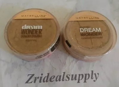 Maybelline Dream Wonder Powder 93 Honey Beige Sealed Damaged Pack Of 2 • $10