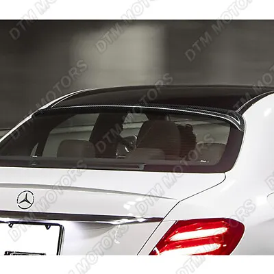 For 17-23 Mercedes E350 E450 E63 AMG W213 Carbon Fiber Rear Roof Visor Spoiler • $224.39