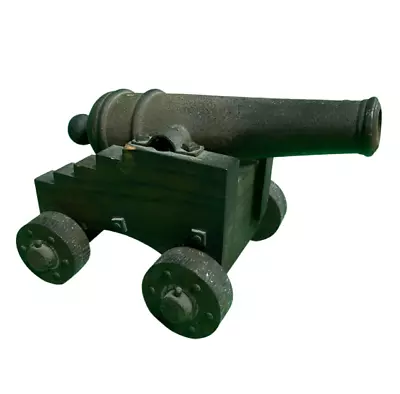 1800'S Miniature Black Powder Cast Iron Cannon • $365.80