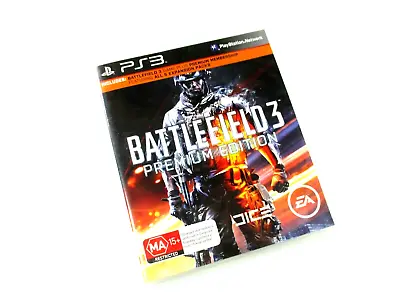 PS3 Game Battlefield 3 Premium Edition MA15+ PAL R4 2012 EA Games Tested Manual • $12.80