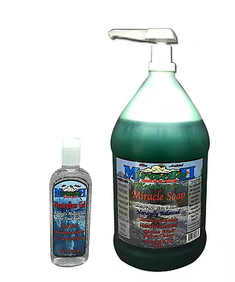 Miracle II Regular Soap Gallon With Pump & Bonus 8oz Gel • $90.95