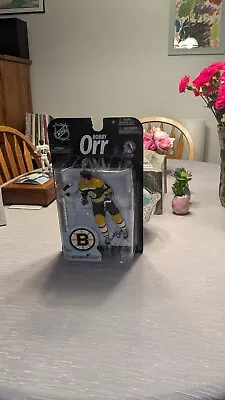 Bobby Orr Boston Bruins Mcfarlane Toys Sealed Figure MIP Hook Torn • $25