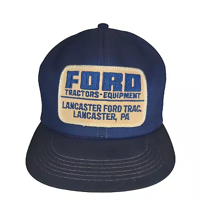 Vintage Ford K Brand USA Tractors Equipment Trucker Snapback Hat Patch Cap • $49.97