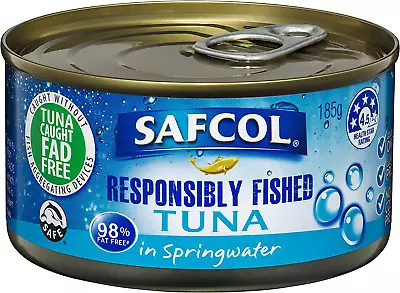 SAFCOL Tuna In Springwater 185G Can X 12 • $48.41