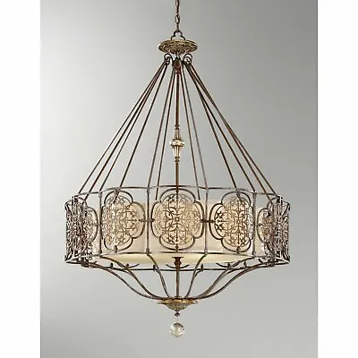  Murray Feiss Marcella Collection 4 Light Chandelier 32 In Diameter DISCONTINUED • $900