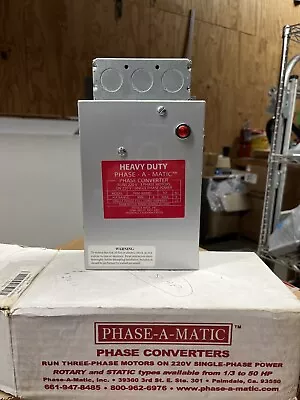 PHASE-A-MATIC Static 3-Phase Converter PAM-900HD • $240