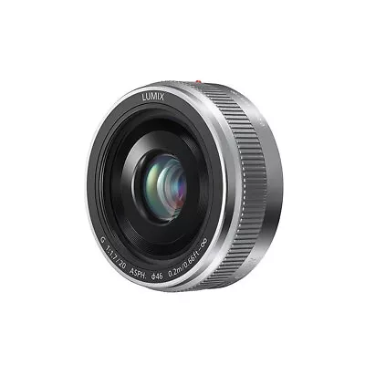 New Panasonic H-H020AE-S Lumix G 20mm F1.7 II Asph. Camera Lens Silver • £279