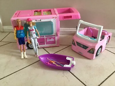 Barbie 2019 Huge RV With Shower Mattel Barbie Vintage Camper Van • $35