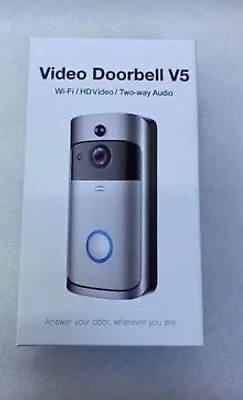Wireless Video Doorbell V5 - WiFi / HDvideo / Two Way Audio • £24.99