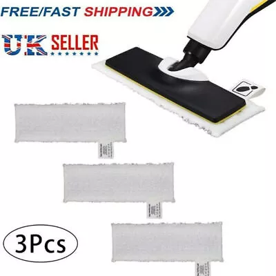 3x Cleaning Cloth Mop Pads For KARCHER SC2/SC3/SC4 Steam Cleaner Accessories • £7.79