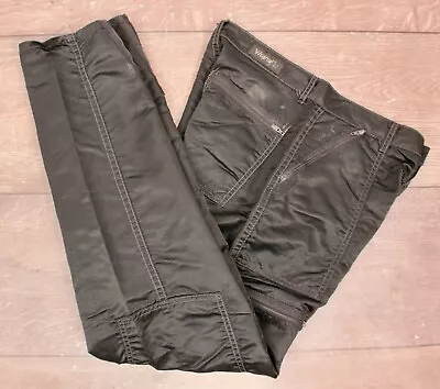 Mens VTG 80s Wrangler Black Nylon Parachute Pants Sz 29x30 1980s • $99