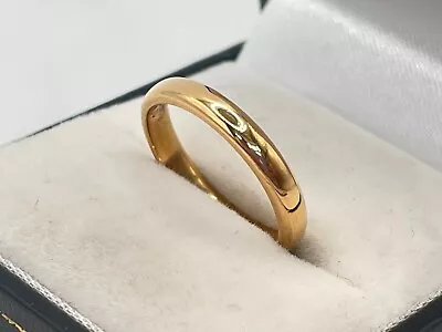 Antique 22ct Gold Hallmarked Wedding Band Ring. Dated 1889. Goldmine Jewellers. • £335