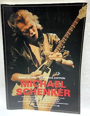 Michael Schenker Best Wide Edition Japan Band Score Book Guitar Tab • $95.95