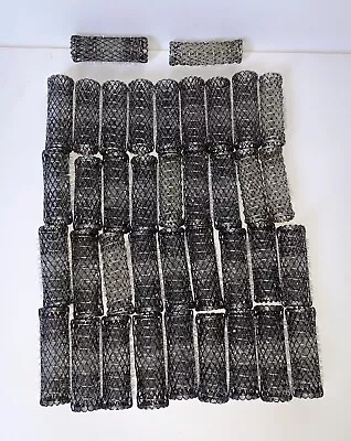 LOT Of 38 Vintage Wire Brush Mesh Hair Rollers Curlers Medium • $15.49